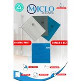 Miclo Mıclo Cleanıng 3'lü Sihirli Cam Bezi ve Yer Bezi 4 Bez Mikrofiber Malzeme Gri Renk Dayanıklı Yapı