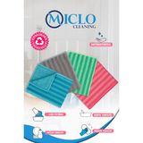 Miclo Mıclo Cleaning Mikrofiber Temizlik Bezi 4’lü Paket Gri Renk Dayanıklı ve Kolay Temizlik - S
