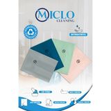 Miclo Mikrofiber Temizlik Bezi | Sihirli Bez | 4lü Paket | Somon Serisi | 40x60cm - Renkli - Standart