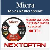 Micra 48 Tel Anten Kablosu 100 Mt