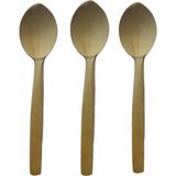 Mıcra Şimşir Mama Kaşığı 17 cm 3 Adet - Ahşap