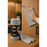 Micro Clean MissClean ( 20 ADET ) Gri Renk Mikrofiber Genel Temizlik Bezi Leke Tutmaz Koku Yapmaz 25*32cm Kopart Kullan