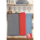 Micro Clean Missclean (3 Adet) Cam Ve Ayna Bezi Mikrofiber Genel Temizlik Bezi Çok Renkli 40*40 Cm