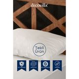 Micro Fermuarlı Yastık Alezi 50X70 Sıvı Geçirmez - Beyaz - 50 x 70 cm