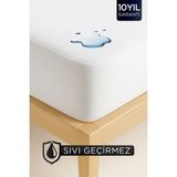 Micro Fitted Full Kenarlu Su Sıvı Geçirmez Alez Yatak Koruyucu | Tek Çift Battal Çocuk Bebek 11 Ölçü - Beyaz - 160 x 200 cm