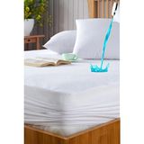 Micro Fitted Full Kenarlu Su Sıvı Geçirmez Alez Yatak Koruyucu | Tek Çift Battal Çocuk Bebek 11 Ölçü - Beyaz - 90 x 190 cm