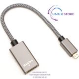 Micro HDMI To HDMI Çevirici Kablo 4K 60Hz 20CM