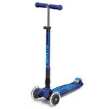 Micro Maxi Deluxe 3 Tekerlekli Katlanabilir Işıklı Lacivert Scooter