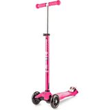 Micro Maxi Deluxe Ayarlanabilir Gidonlu 3 Tekerlekli 5-12 Yaş Çocuk Scooter - Pembe - Standart