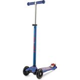 Micro Maxi Deluxe Çıkarılabilir Gidonlu 3 Tekerlekli 5-12 Yaş Çocuk Scooter - Mavi - Standart