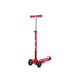 Micro Maxi Deluxe Gidonlu 3 Tekerlekli Kırmızı Çocuk Scooter