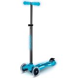 Micro Maxi Deluxe Glow LED Plus Işıklı 3 Tekerlekli 5-12 Yaş Çocuk Scooter - Mavi - Standart