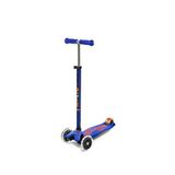 Micro Maxi Deluxe Led Işıklı 3 Tekerlekli 5+ Yaş Çocuk Scooter - Mavi