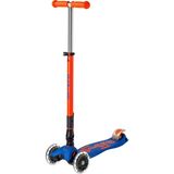 Micro Maxi Deluxe Neon LED Işıklı Katlanabilir 3 Tekerlekli 5-12 Yaş Çocuk Scooter - Turuncu - Standart