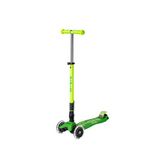 Micro Maxi Deluxe Neon Led Işıklı Katlanabilir 3 Tekerlekli Yeşil Çocuk Scooter