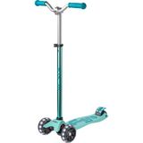 Micro Maxi Deluxe Pro LED Işıklı 3 Tekerlekli 5-12 Yaş Çocuk Scooter - Turkuaz - Standart