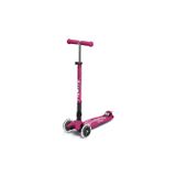 Micro Maxi Scooter Deluxe Foldable 3 Tekerlekli Scooter LED Berry Red