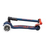 Micro Maxi Scooter Deluxe Foldable 3 Tekerlekli Scooter Led Navy Lacivert 5-12 Yaş