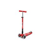 Micro Maxi Scooter Deluxe Foldable 3 Tekerlekli Scooter Led Red Kırmızı 5-12 Yaş