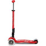 Micro Maxi Scooter Deluxe Foldable 3 Tekerlekli Scooter LED Red - Kırmızı