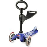 Micro Mini 3in1 Deluxe Koltuklu 3 Tekerlekli 1+ Yaş Çocuk Scooter - Mavi - Standart