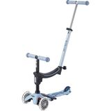 Micro Mini 6 In 1 Deluxe Rock And Go LED Scooter Ocean Slate - Mavi - Maksimum taşıma kapasitesi: Koltuklu kullanım: 20 kg, Koltuksuz kullanım: 50 kg.