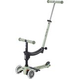 Micro Mini 6 In 1 Deluxe Rock And Go LED Scooter Olive Sage - Yeşil - Koltuklu kullanım: 20 kg, Koltuksuz kullanım: 50 kg.