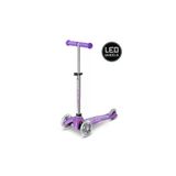 Micro Mini Deluxe 3 Tekerlekli Scooter Fairy Glitter Led Mor Mor 2-5 Yaş