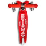 Micro Mini Deluxe 3 Tekerlekli Scooter LED Red - Kırmızı