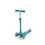 Micro Mini Deluxe Aqua 3 Tekerlekli 1+ Yaş Çocuk Scooter - Turkuaz