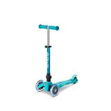 Micro Mini Deluxe Katlanabilir 3 Tekerlekli 2-5 Yaş Çocuk Scooter - Turkuaz