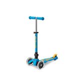 Micro Mini Deluxe Katlanabilir Turkuaz 3 Tekerlekli Scooter