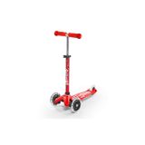 Micro Mini Deluxe LED 3 Tekerlekli Scooter Kırmızı