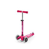 Micro Mini Deluxe Pink Led 3 Tekerlekli Scooter - Pembe