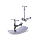 Micro Mini Rock & Go LED 6in1 Arada Çocuk Scooter & Sallanır Oyuncak (1–6 Yaş) | Dönüştürülebilir Ride-On & Scooter | LED Tekerlek | Ayarlanabilir T-Bar | 4 Renk Seçeneği (Lavender Mist)