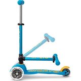 Micro Mini Scooter Deluxe Foldable 3 Tekerlekli Scooter LED Ocean Blue - Mavi