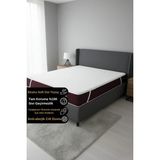 Micro-ped %100 Sıvı Su Geçirmez Tek-çift Kişilik Köşe Lastikli Yatak Alezi Koruyucu Bebek Çocuk Alez 200x200 cm - 200 x 200 cm - Beyaz