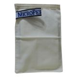 Micro Peel İpek Yağlı Cilt İçin Beyaz 16x24 cm Banyo Kesesi