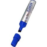 Micro Permanent Markör Marker Kesik Uçlu Koli Kalemi Mavi 10 mm Çuval Kalemi Silinmez 1 Adet