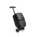 Micro Ride On 4.0 Bagaj Çantalı Katlanabilir Ayarlanabilir Gidonlu 3 Tekerlekli Yetişkin Scooter - Siyah