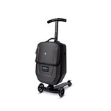 Micro Ride On 4.0 Bagaj Çantalı Katlanabilir Ayarlanabilir Gidonlu 3 Tekerlekli Yetişkin Scooter - Siyah