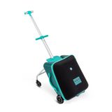 Micro Ride On Luggage Eazy Katlanabilir Scooter Bagaj Çanta Yeşil, 22 L Depolama, Seyahat ve El Bagajı için Uygun