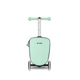 Micro Ride On Luggage Junior Bagaj Çantalı Led Işıklı 3 Tekerlekli 2-6 Yaş Çocuk Scooter - Yeşil