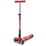 Micro Scooter MAXI MICRO DELUXE FOLDABLE RED (LED)