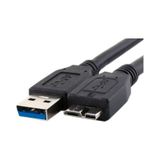 Micro Usb 3.0 Harici Disk Kablosu 1 Metre - Siyah