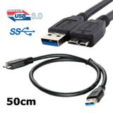 Micro USB 3.0 Kablo Harddisk Kablosu 50cm Şarj Data Kablosu