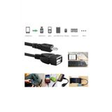 Micro Usb Erkek / Usb 2.0 Disi Donusturucu (Otg Kablo) - 7Cm