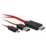 Micro Usb Hdmı Görüntü Aktarıcı, Micro Usb Telefonu Tv'ye Bağlama Adaptörü ,1080P Görüntü Ve Ses Aktarım Kablosu