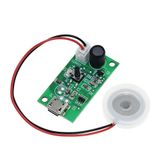 Micro Usb Ultrasonik Nem Üretici Devre + Seramik Disk Transducer 5V 2W Soğuk Buhar Sis Duman Atomizer 38ml/saat 16mm-20mm Piezoelektrik Disk