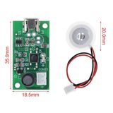 Micro Usb Ultrasonik Nem Üretici Devre Seramik Disk Transducer 5V 2W Soğuk Buhar Sis Duman Atomizer